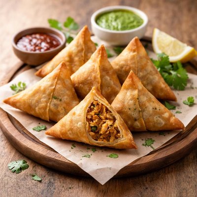 Chicken Samosa (Chomuha)